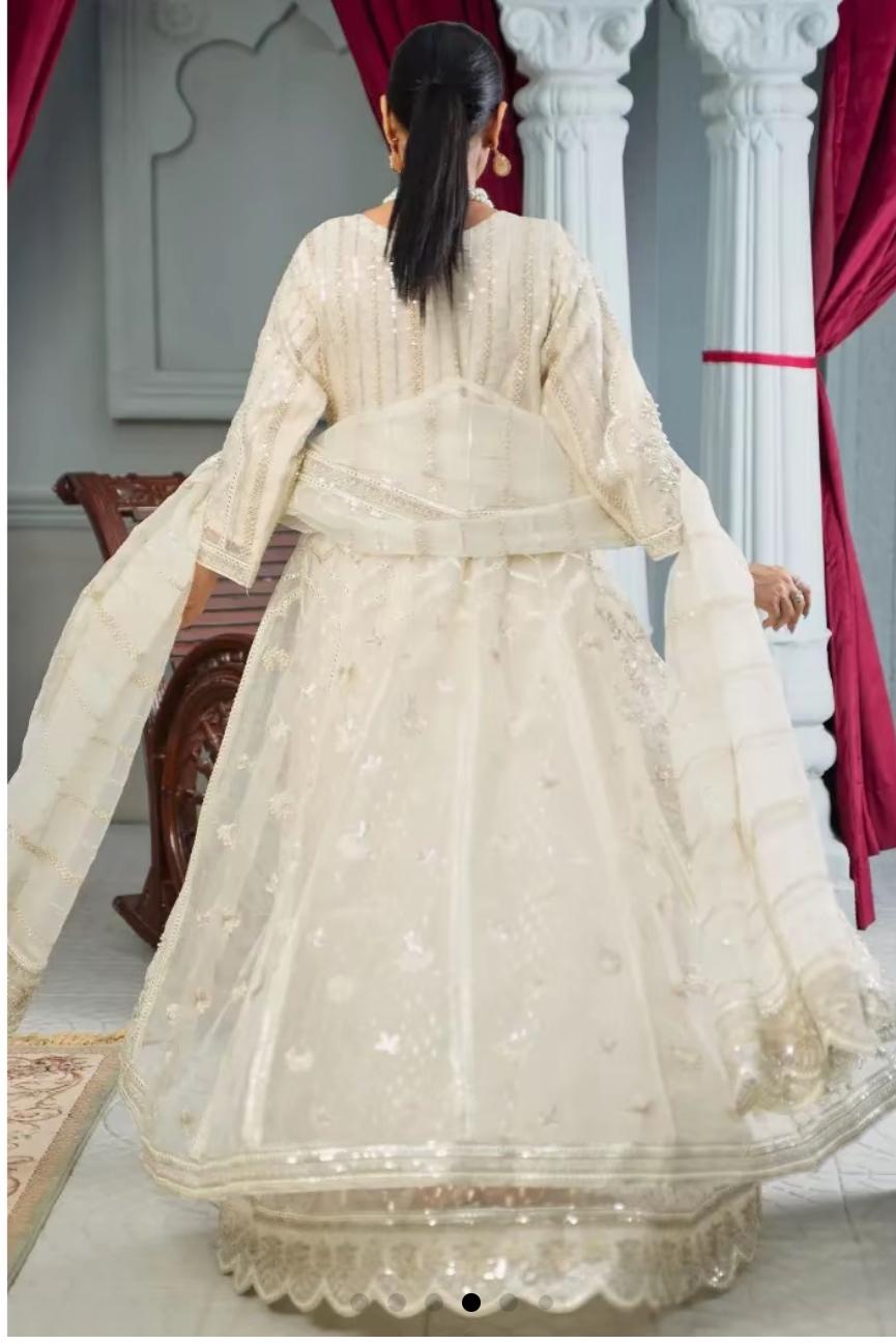 Beautiful 2pcs Organza Maxi with duppatta (Designer Inspired )