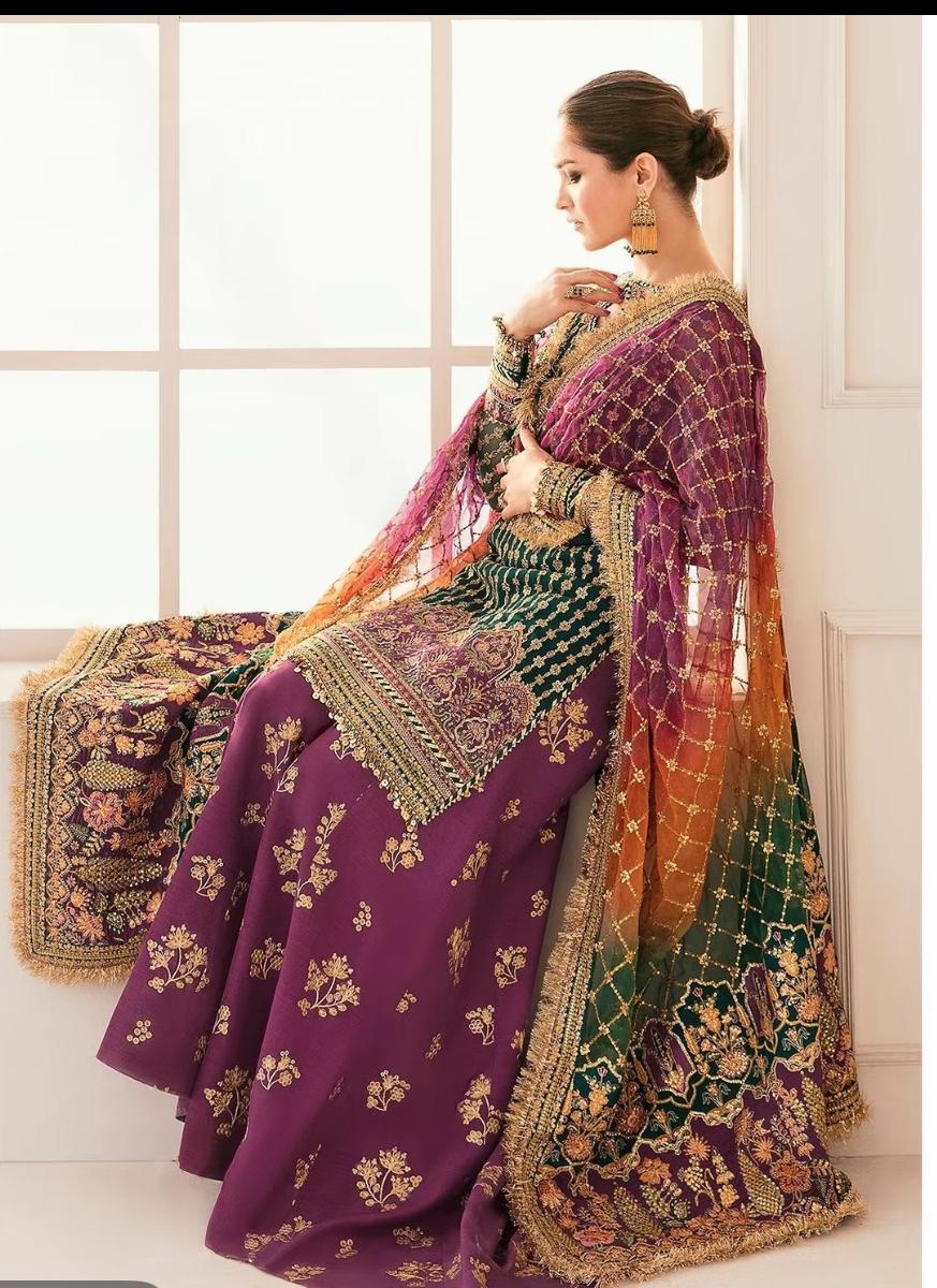 Baroque Original – Heavy Embroidered Wedding Collection | Sharara Suit | Luxury Bridal & Formal Wear