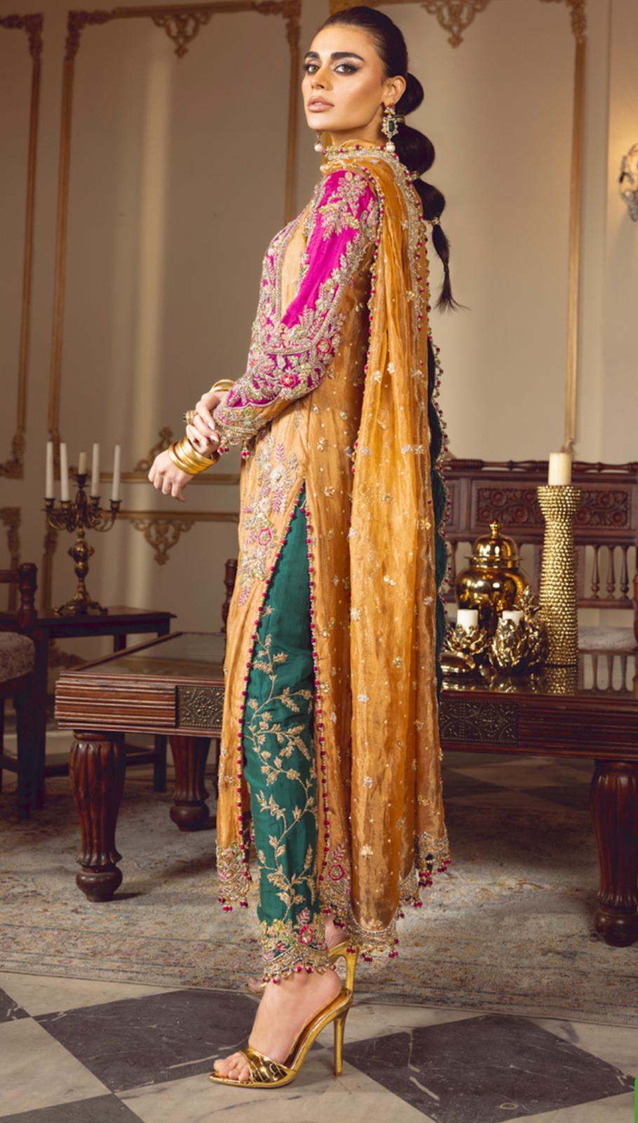 Sara Rohale Asghar (SRA) Inspired – 3 Piece Heavy Embroidered Wedding Collection