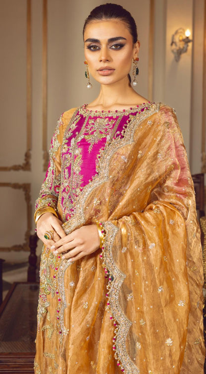 Sara Rohale Asghar (SRA) Inspired – 3 Piece Heavy Embroidered Wedding Collection