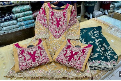 Sara Rohale Asghar (SRA) Inspired – 3 Piece Heavy Embroidered Wedding Collection