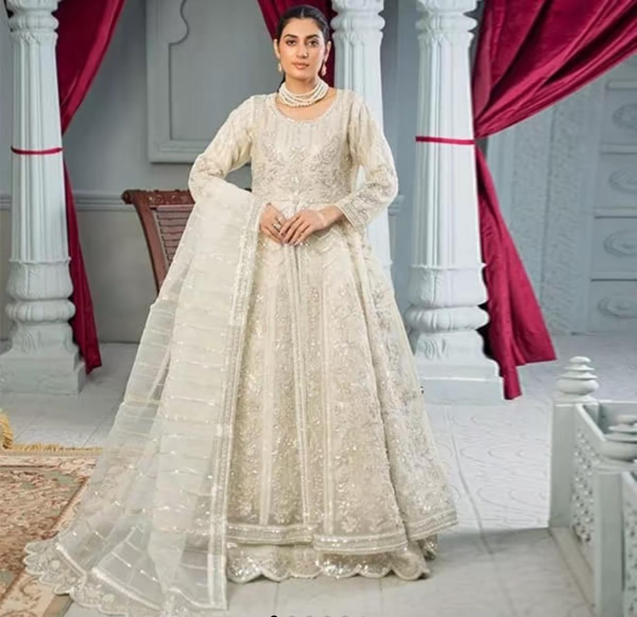 Beautiful 2pcs Organza Maxi with duppatta (Designer Inspired )