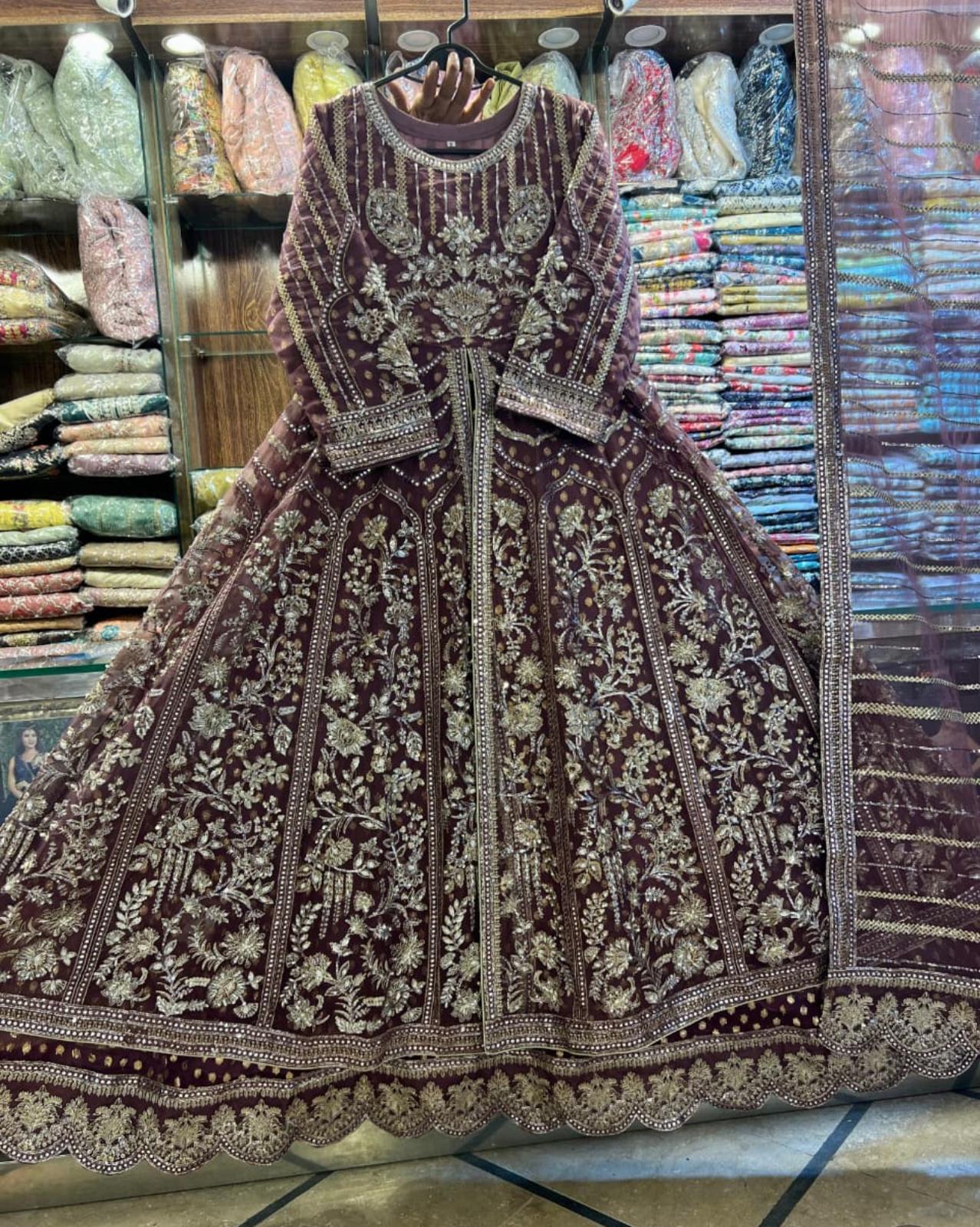 Beautiful 2pcs Organza Maxi with duppatta (Designer Inspired )