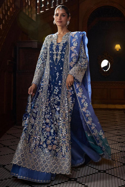 SORAYA lumene festive (INSPIRED)..3 pcs soft embroidered net suit..comes with wide leg trouser…