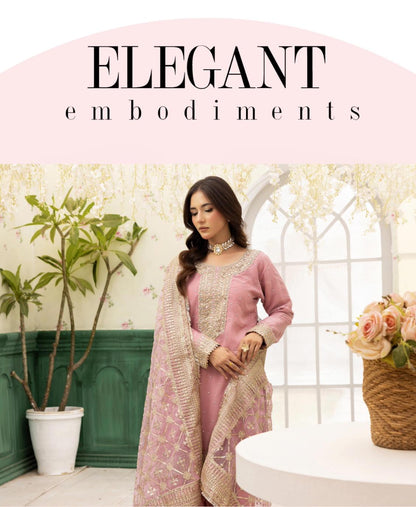 Haya by Simrans – Luxury Chiffon Wedding Collection 3 Piece Farrshi Shalwar Suit (Sizes S–XL)