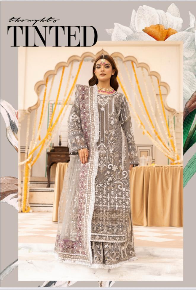 Imrozia By Simran's – Heavy Embroidered 3-Piece Wedding Collection | Net Fabric | Sizes S–XL