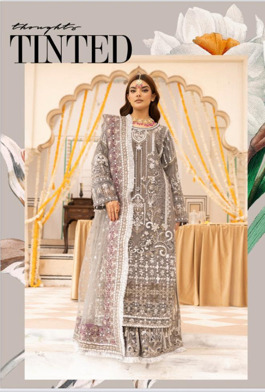 Imrozia By Simran's – Heavy Embroidered 3-Piece Wedding Collection | Net Fabric | Sizes S–XL