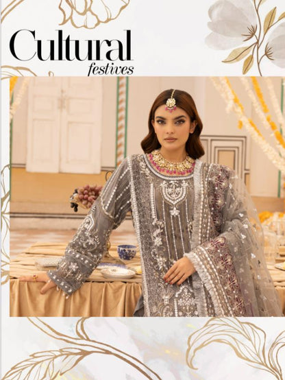 Imrozia By Simran's – Heavy Embroidered 3-Piece Wedding Collection | Net Fabric | Sizes S–XL