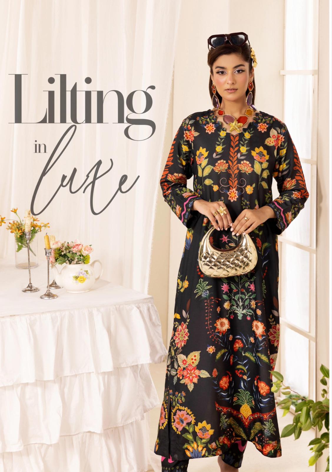 Chic Modest by Simran's – Kanwak Malik Silk Prints in Lawn 2 Piece Suit | Sizes S–XL