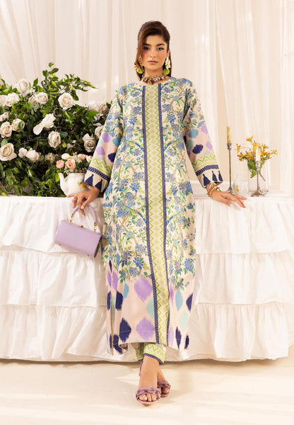 Chic Modest by Simran's – Kanwak Malik Silk Prints in Lawn 2 Piece Suit | Sizes S–XL