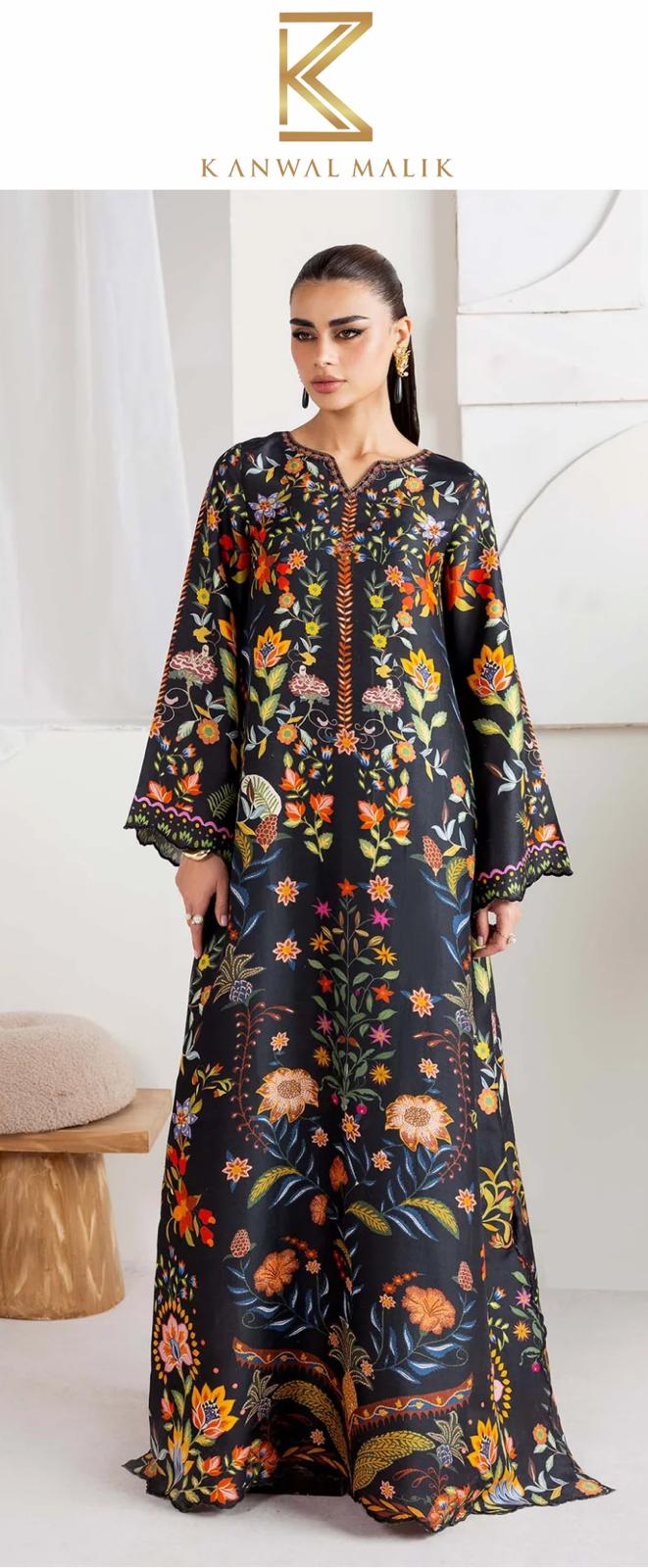 Chic Modest by Simran's – Kanwak Malik Silk Prints in Lawn 2 Piece Suit | Sizes S–XL