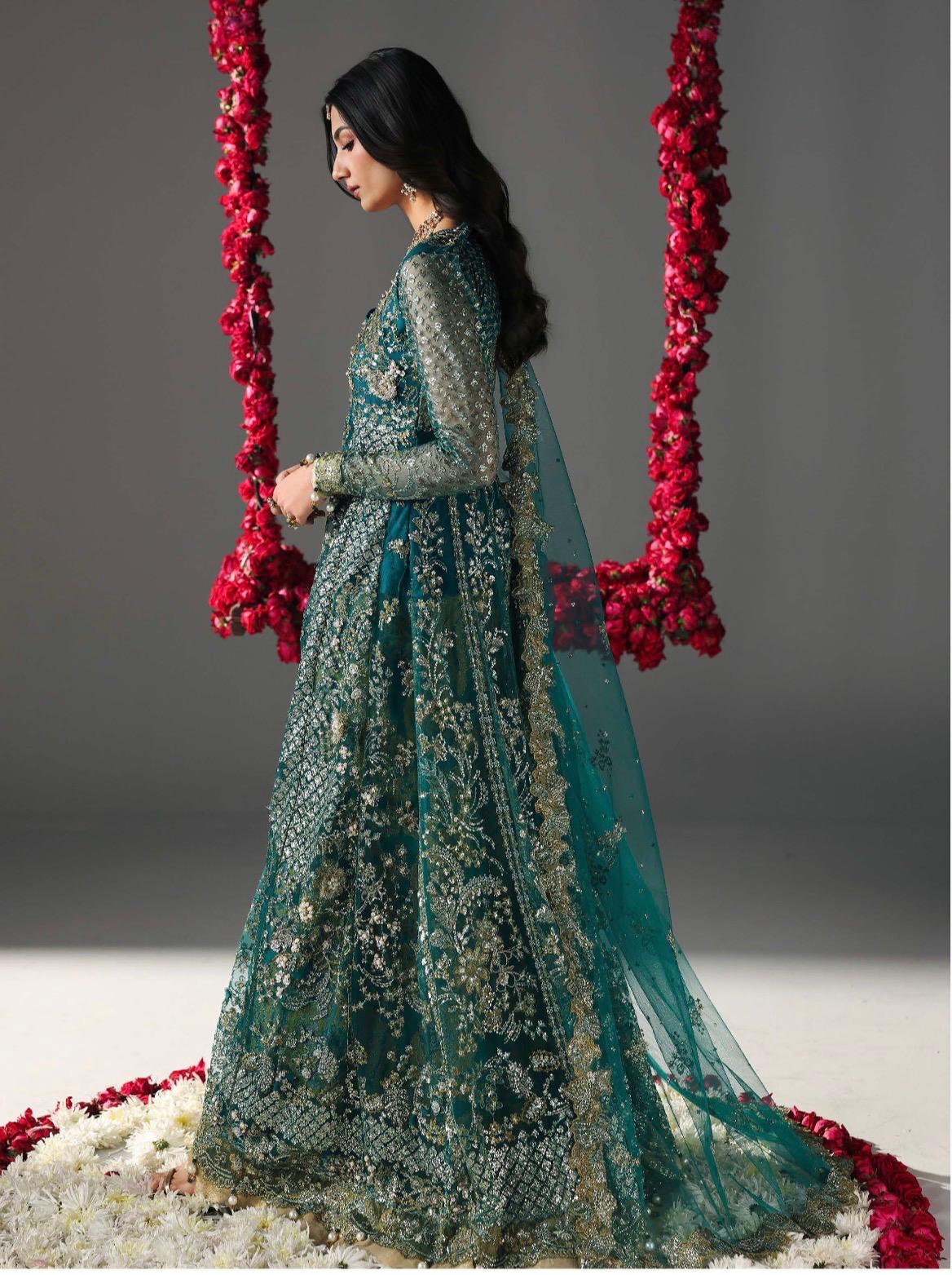 Allys Festive Edition ’26 – Luxury Net Maxi with Jamawar Shararah