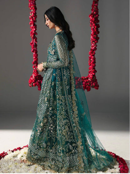 Allys Festive Edition ’26 – Luxury Net Maxi with Jamawar Shararah