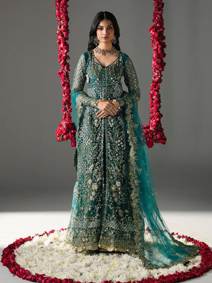 Allys Festive Edition ’26 – Luxury Net Maxi with Jamawar Shararah