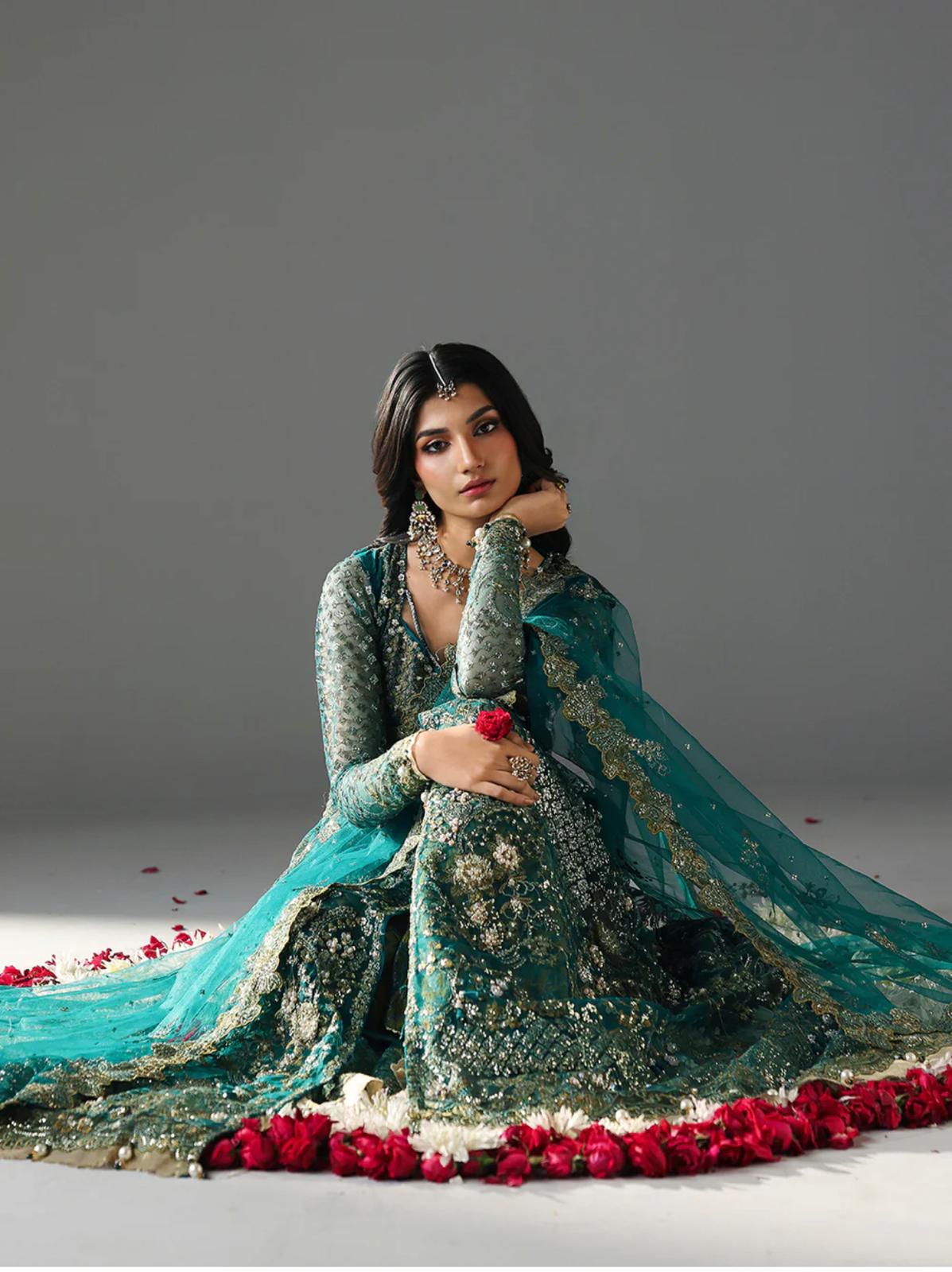 Allys Festive Edition ’26 – Luxury Net Maxi with Jamawar Shararah