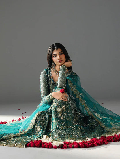 Allys Festive Edition ’26 – Luxury Net Maxi with Jamawar Shararah