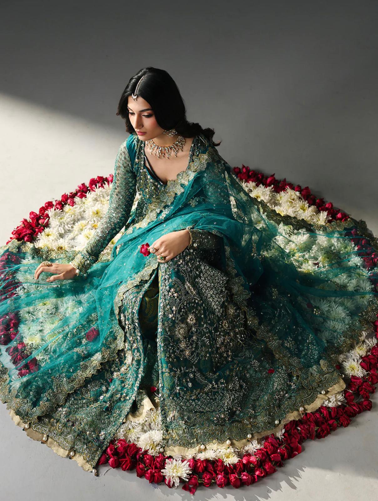 Allys Festive Edition ’26 – Luxury Net Maxi with Jamawar Shararah