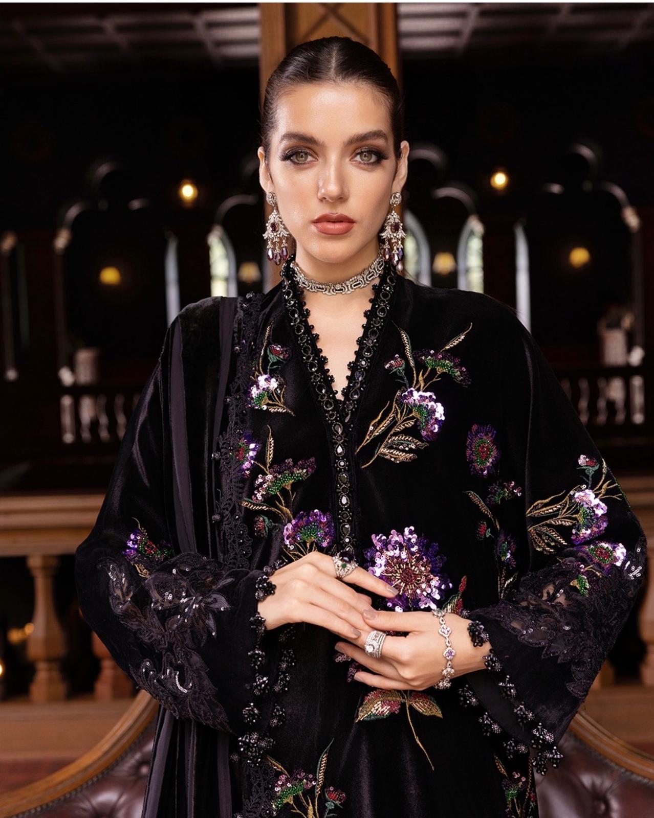 D6 Maria B (Inspired) – Velvet Winter Luxe Collection 2025 | Small to XXL