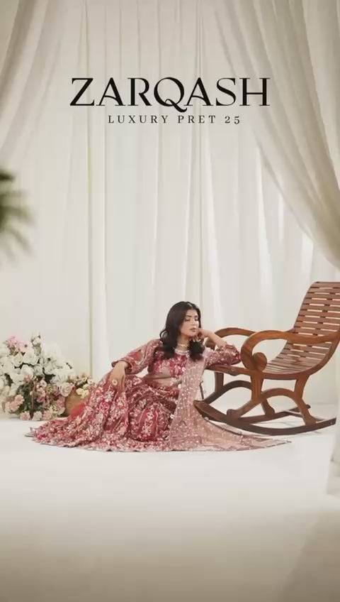 Malhaar Zarkash – Luxury Pret 2025 | Timeless Elegance with Modern Grace